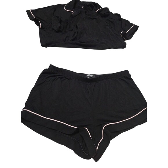 Kate Spade New York Dream A Little Dream Jersey Knit Shorty Pajamas Black F14.1 - Picture 6 of 10